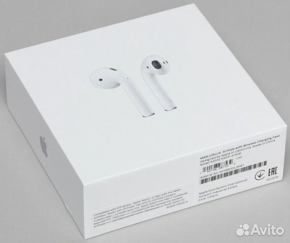 Коробка от AirPods-2 Коробка от AirPods-2