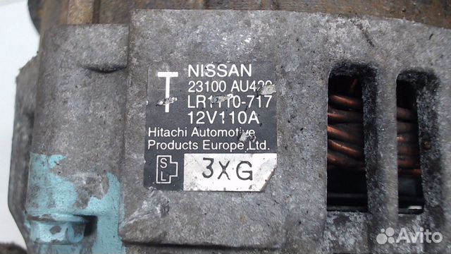 Генератор Nissan Primera P12, 2004 Генератор Nissan Primera P12, 2004