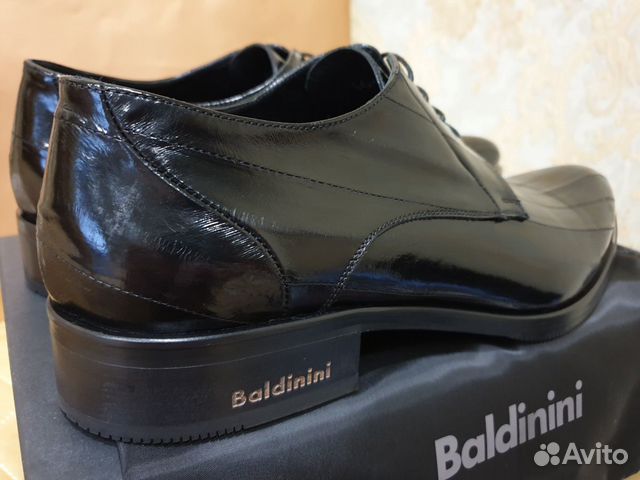 Ботинки мужские из кожи угря Baldinini 43 разме