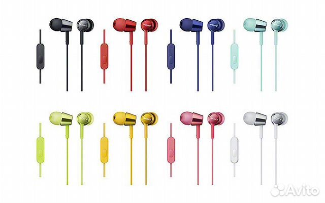 Наушники Sony MDR-EX150AP с микрофоном