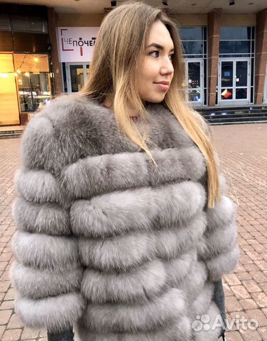 Шуба из песца