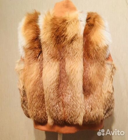 Жилет из Меха лисы/Fur natural как новая Жилет из Меха лисы/Fur natural как новая