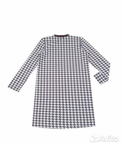 Платье для девочки школьное школьница синее стильн