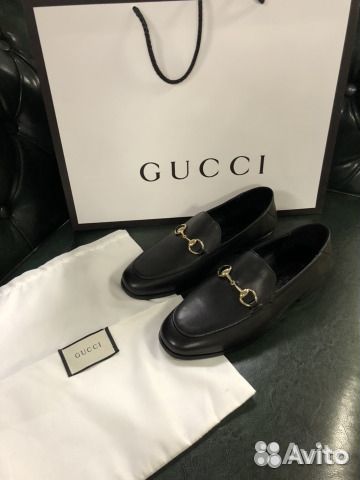 Туфли мюли Gucci классика Кожа