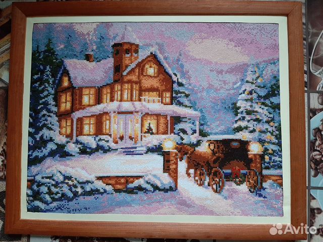 Картина вышитая крестиком Картина вышитая крестиком