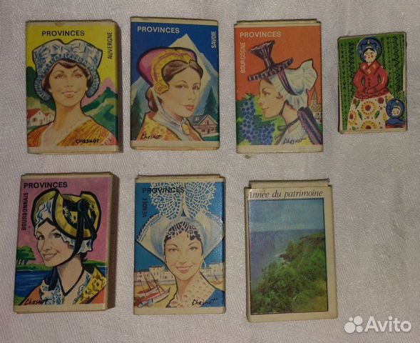 Спичечные коробки. Франция. 1970-е Спичечные коробки. Франция. 1970-е
