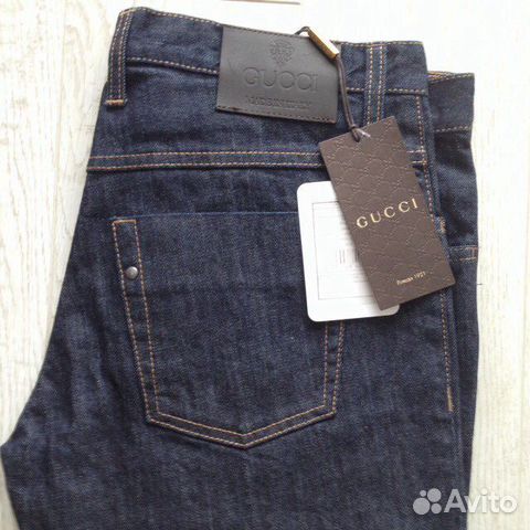 Новые мужские джинсы Gucci Новые мужские джинсы Gucci