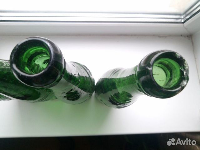 Четыре старинные пивные бутылки Бавария Четыре старинные пивные бутылки Бавария