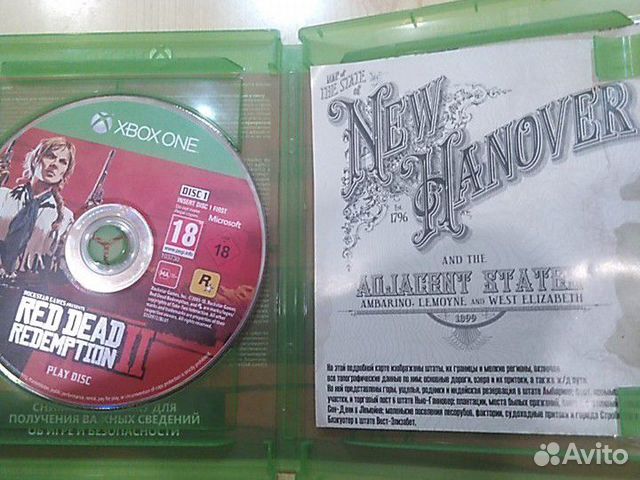 Игра для приставки xbox one RED dead redemtion 2