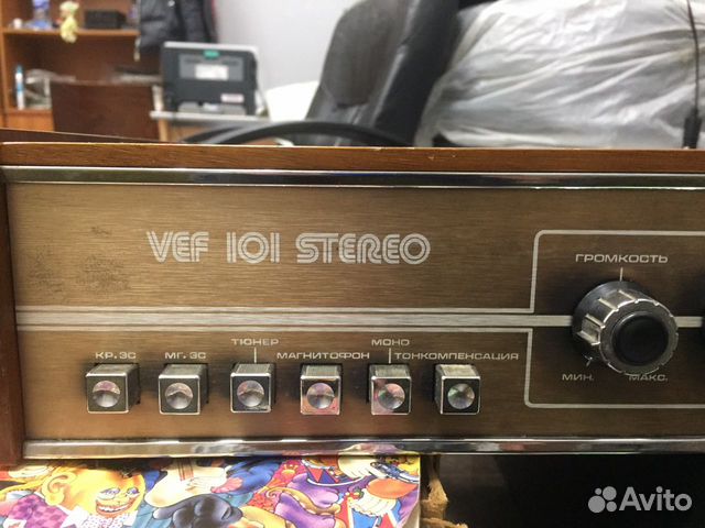 Vef 101 stereo усилитель схема