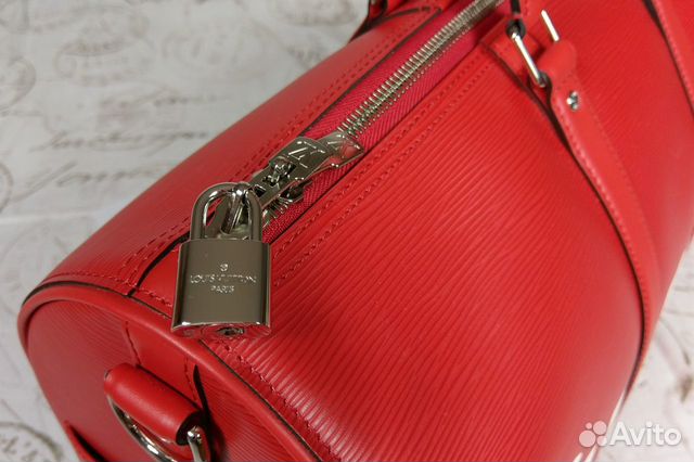 Сумка Louis Vuitton Supreme Красная LV Keepal Сумка Louis Vuitton Supreme Красная LV Keepal