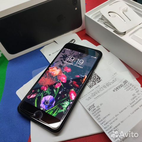 iPhone 7 Plus 32Gb Black гарантия до 09.12.22