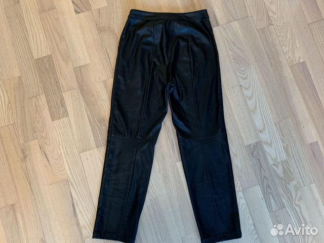 Брюки H&M искусственная кожа XS