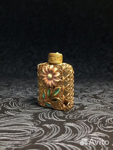 Флакон для духов Чехословакия Эмаль винтаж