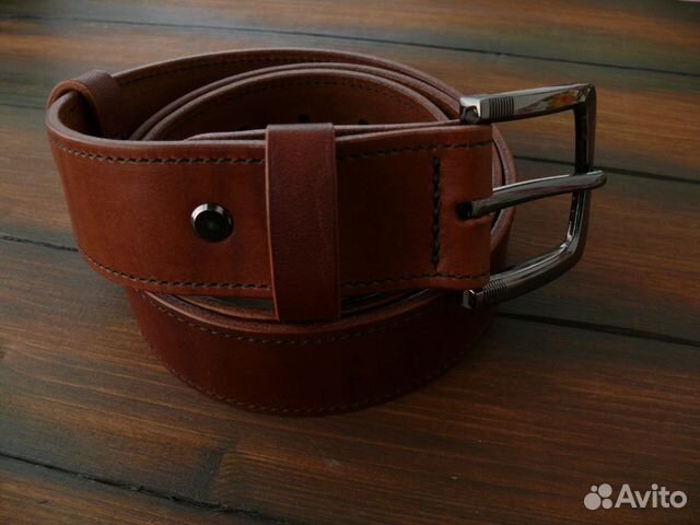 Ремень из натуральной кожи ручной работы Ремень из натуральной кожи ручной работы