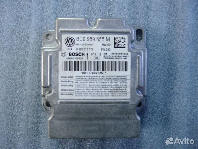 Блок управления AIR BAG Skoda Rapid 6C0 959 655 m Блок управления AIR BAG Skoda Rapid 6C0 959 655 m