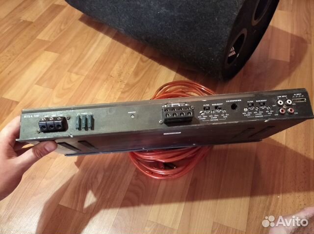 Усилитель, сабик,магнитола
