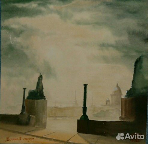 Акварель К.Кузема 1990г Акварель К.Кузема 1990г