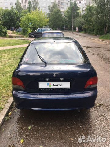 Hyundai Accent 1.3 МТ, 1997, битый, 190 000 км