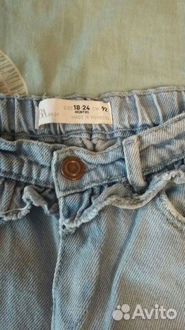Комбинезон джинсовый baby go и джинсы Zara для дев Комбинезон джинсовый baby go и джинсы Zara для дев
