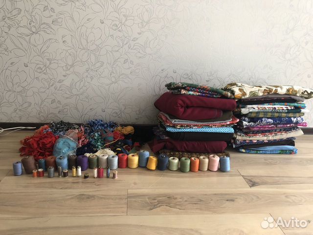 Отрезы различной ткани