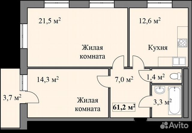 Авито Тамбов Недвижимость Квартиры Купить Двухкомнатные