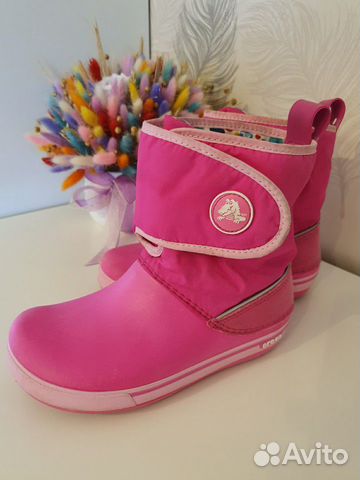 Сапоги демисезонные Crocs, j2 Сапоги демисезонные Crocs, j2