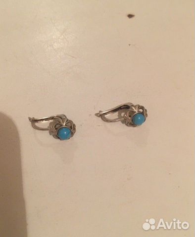 Серьги СССР (серебро)