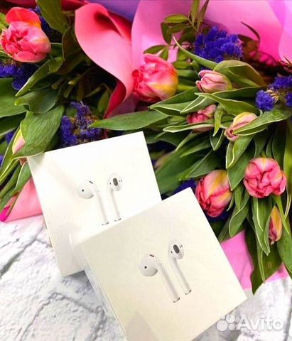 Airpods 2 точная копия + чехол в подарок
