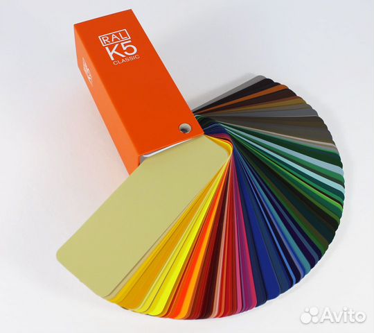 Каталоги цветов RAL Classic K5 (полуматовые веера)