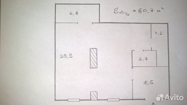 Сдам помещение свободного назначения, 60.70 м² Сдам помещение свободного назначения, 60.70 м²
