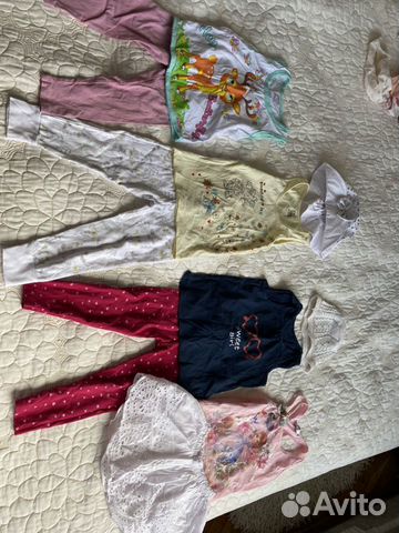 Большой пакет летних вещей Mothercare на девочку 2
