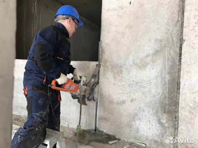 Алмазная резка проёмов, жби, стен, бурение