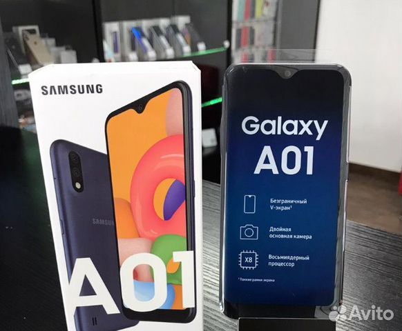 Samsung A01,2/16gb,blue,новый