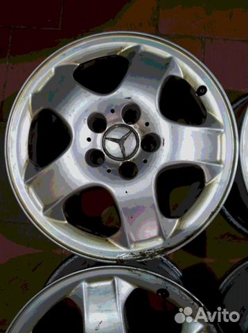 Диски бу оригинал R17 LU на Mercedes