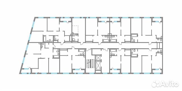 1-к квартира, 45.5 м², 11/26 эт.