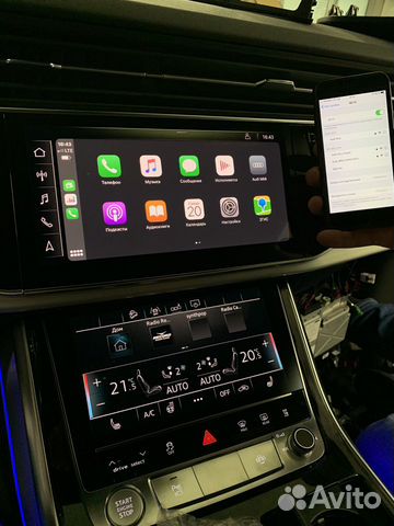 CarPlay и Android Auto Audi A6 A7 A8 Q8, Macan