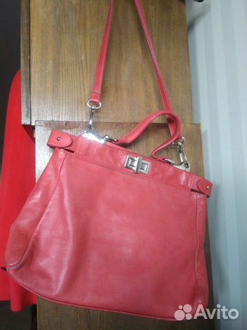 Сумка из натуральной кожи Италия