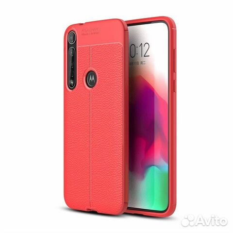 Чехол-накладка Litchi для Motorola Moto G8 Plus