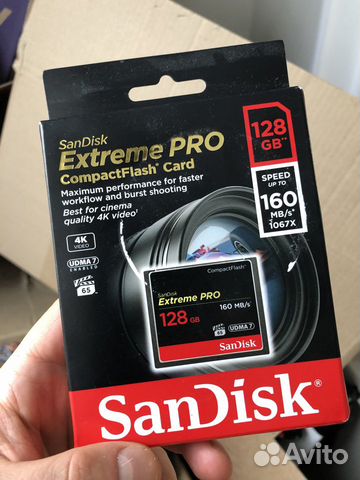SanDisk Extreme Pro 160MB/s 128GB SanDisk Extreme Pro 160MB/s 128GB