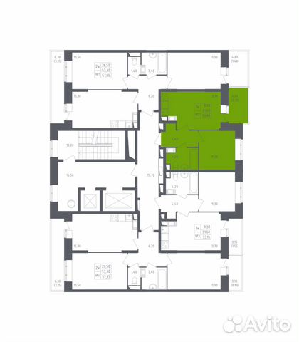 1-к квартира, 33.9 м², 16/17 эт.
