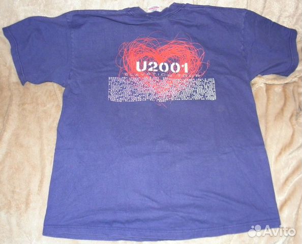 Майка группы U2 туровая 2001 года