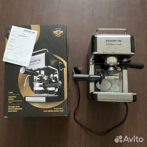 Кофеварка Polaris pcm 4006a golden rush Кофеварка Polaris pcm 4006a golden rush