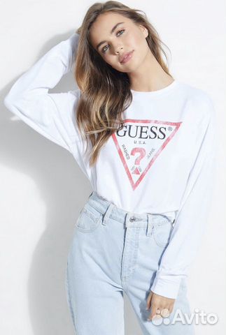 Лонгслив тонкий Guess