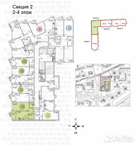 1-к квартира, 41 м², 2/22 эт. 1-к квартира, 41 м², 2/22 эт.