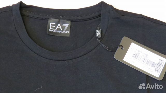 Футболка EA7 - чёрная Футболка EA7 - чёрная