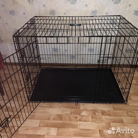 Клетка с поддоном для собак