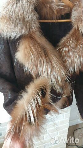 Очень красивая дубленка. натуральная. обмен