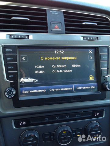 Штатная магнитола incar CHR-8612 для VW Golf VII Штатная магнитола incar CHR-8612 для VW Golf VII