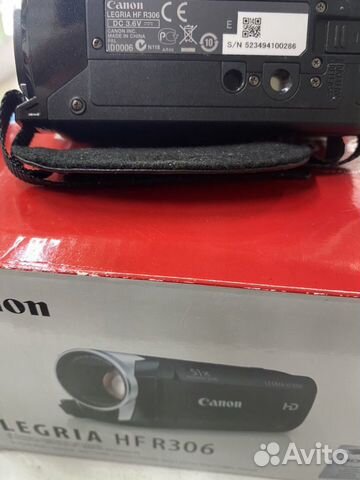 Видеокамера Canon legria HF R306